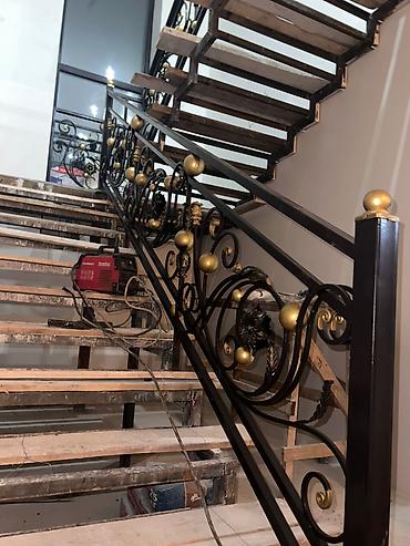 Готовые перила: Готовые перила, Материал: Кованное железо, Для крыльца — 18