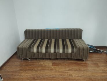 подростковый мебель: Диван-кровать, цвет - Коричневый, Б/у