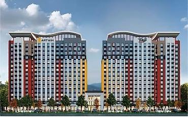 жк токио сити бишкек: 2 комнаты, 52 м² — 2