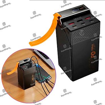 type c: Портативный повербанк Hoco DB100A, универсальный внешний аккумулятор с — 3