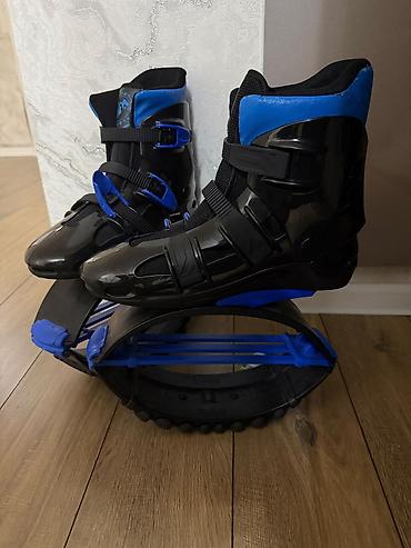 Kangoo Jump tipli tullanma ayaqqabıları - Rəng: qara-göy - Ölçü