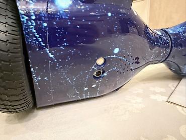 Elektrik nəqliyyatı: Elektrikli giroskut (hoverboard) – mavi “galaxy” dizayn - Təkər — 3