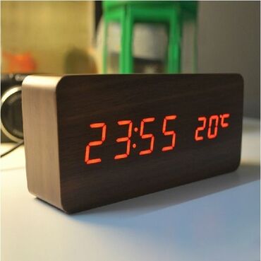 деревянные часы: Электронные настольные часы Часы настольные электронные VST-862 с