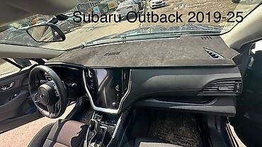 outback: Алькантара Накидка на панель Subaru, цвет - Черный, Новый, Платная доставка, Самовывоз — 1