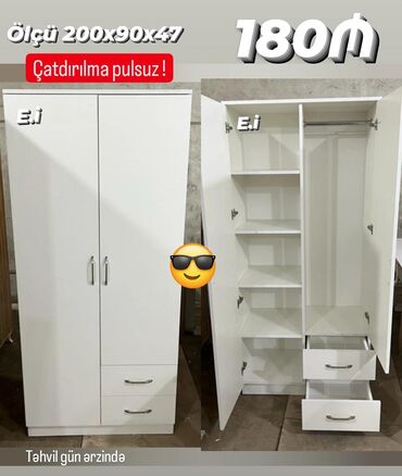 taxt dolab: Yeni, Düz dolab, Dolab-asılqan
