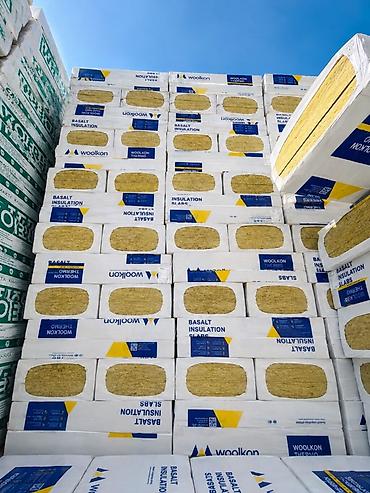 утеплител: Базальтовый утеплитель, Для кровли, Толщина: 10 см, Плотность: 120 кг/м³ кг/м³, Плиты, Оптом, Новый, Самовывоз — 1