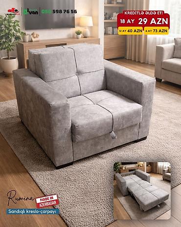 kuc divan: Yeni, Kreslo-kravat, Parça, Kredit var, Şəhərdaxili pulsuz çatdırılma — 1