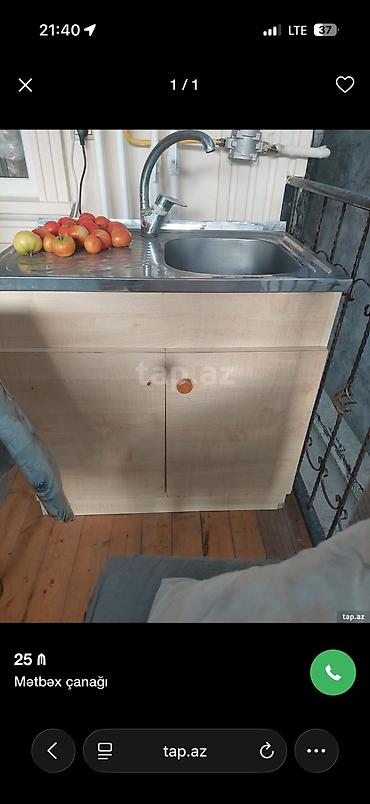 газовая печка: Qaz-elektrik kombinə edilmiş bişirmə paneli və mətbəx çanağı dəsti - — 2