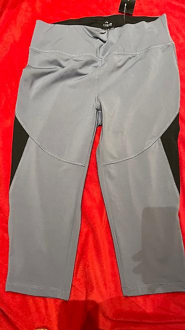 stitch devojka: CRIVIT helanke, nove, u sivoj boji, 7/8, vel M/L — 3