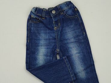 swiateczne spodnie: Denim pants, Primark, 12-18 months, condition - Good