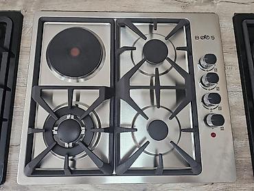 Qarışıq sobaları: Qaz plitəsi "Booş" Qaz plitəsi BOOŞ Model: GSN4S14 Rengi: Qara Emal — 4