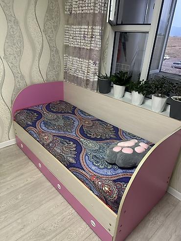 Балдар дүйнөсү: Керебет, Колдонулган, Кыздар үчүн, Матрас, ДСП — 3