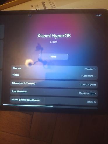 ipad ucuz: Qısa Danışacam 8/256 yaddaş 120hz ekran 12,1 inch geniş ekranı var — 2