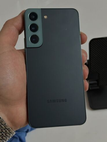 telefonlar sade: Samsung Galaxy S22 Plus, rəng - Göy, Sənədlərlə, Düyməli, Sensor