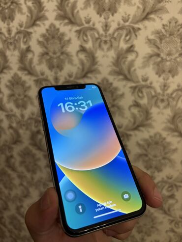 iphone xs max qiyməti: IPhone X, 256 ГБ, Matte Silver, Face ID