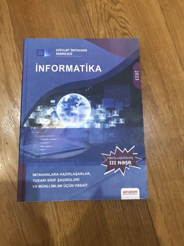 10 cu sinif informatika: Dövlət İmtahan Mərkəzi tərəfindən nəşr olunan, imtahanlara