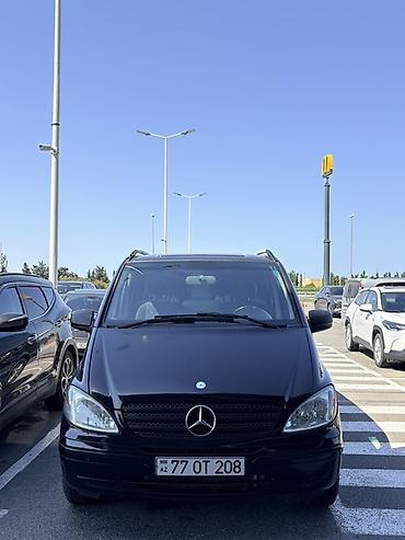 Mercedes-Benz: Mercedes‑Benz Vito – qara rəngli, uzun kuzovlu miniven — 2