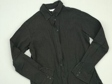 bluzki czarne bawełniane: Koszula Damska, H&M, XS, stan - Dobry