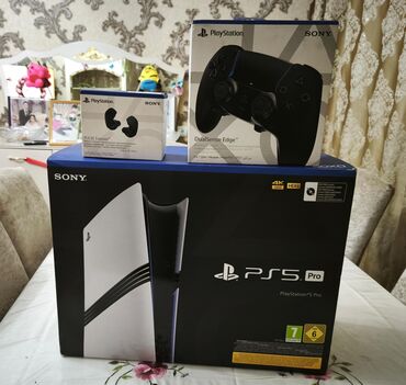 PS5 (Sony PlayStation 5): Sony PlayStation dəsti - PlayStation 5 Pro konsolu - 4K 120 Hz — 9