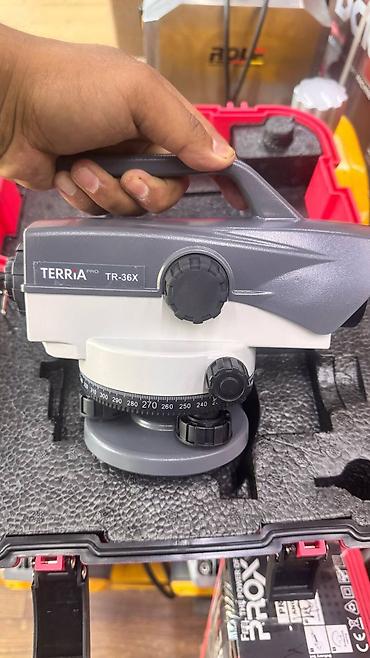 Оптический нивелир TERRIA Pro TR-36X - Увеличение 36x для точных at lalafo.kg Оптический нивелир TERRIA Pro TR-36X - Увеличение 36x для точных