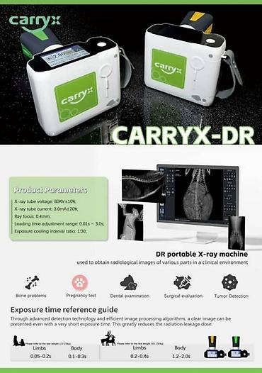 Медицинское оборудование: Портативный рентген аппарат CarryX-3, новый, в упаковке — 2