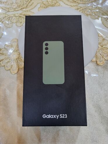 samsung s23: Samsung Galaxy S23, 128 GB, rəng - Yaşıl, Sensor, Barmaq izi, Simsiz şarj