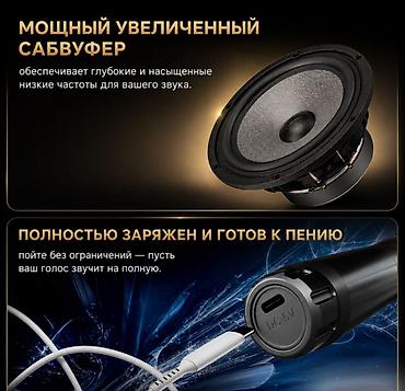 android box: Портативная колонка караоке система с двумя микрофонами, сенсорным — 5