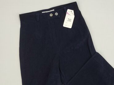 duże rozmiary ekskluzywne sukienki plus size: Joulie, Material trousers for women, size S (EU 36)