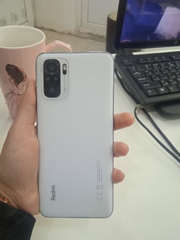 xiaomi redmi note 8 бу: Xiaomi Redmi Note 10S, 128 ГБ, цвет - Белый, 
 Сенсорный, Отпечаток пальца, Беспроводная зарядка