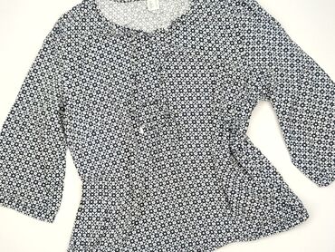 bluzki oversize plus size: Women's blouse, 4XL (EU 48)
