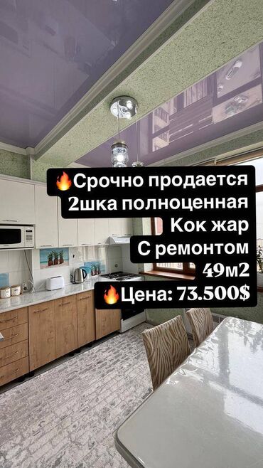 Продажа квартир: 2 комнаты, 49 м², Элитка, 12 этаж, Евроремонт