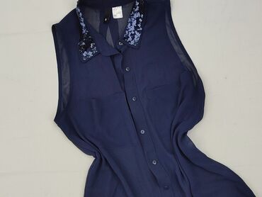 srebrne sukienki na imprezę: H&M, Women's blouse, size XS (EU 34)