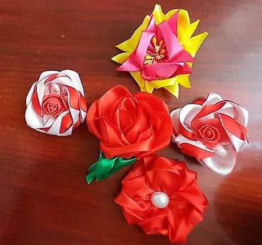Aksesuarlar: Uşaqlar ücün sac aksesuarları. Əl işidi. Qiymət 1-5azn — 2