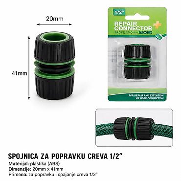 KMT Za 9369331 – Spojnica za popravku creva 1/2" Opis: - Praktična