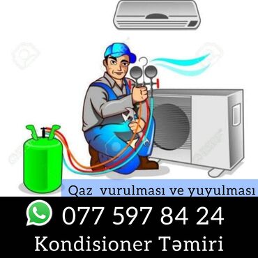 kondisaner temiri: Təmir, Split kondisionerlər, Frion vurulması, Pulsuz diaqnostika