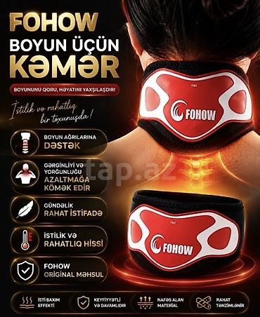 FOHOW boyun üçün kəmər – istilik və rahatlıq verən, boyun nahiyəsinə