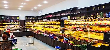 led lusteri: Ərzaq, çərəz və s. mağazalar üçün keyfiyyətli materialdan hazırlanmış — 3