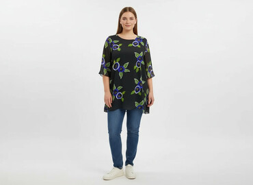 sukienka tunika boho: Tunika damska, rozmiar XL