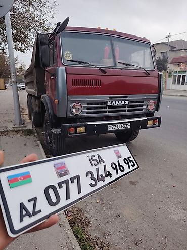 KAMAZ tipli üçoxlu daşınma/dökmə bortlu yük maşını – tikinti