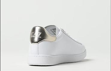 idman sort: Orijinal EA7 Emporio Armani krossovkaları – Bianco/Silver • Brend — 3