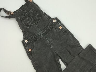 ogrodniczki jeans: Ogrodniczki DenimCo, 10 lat, 134-140 cm, stan - Dobry