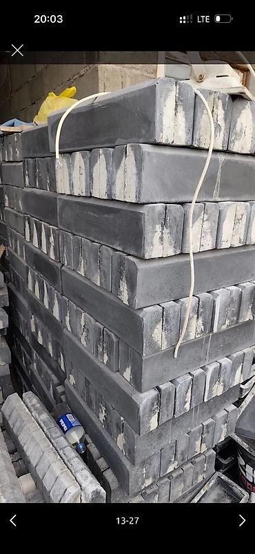 Дорожные бордюры: Дорожный бордюр, Прессованный, Бетонный, Новый — 19