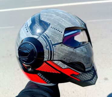 шлем на мото: Шлем АйронМэн