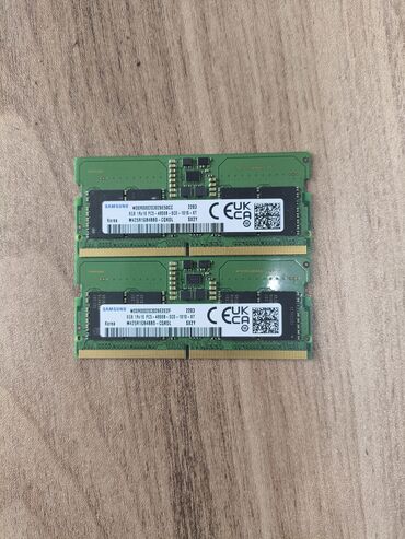 Жёсткие диски (HDD): Оперативная память (RAM) Samsung, 8 ГБ, > 4000 МГц, DDR5, Для ноутбука, Новый