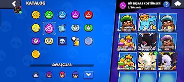 brawl stars 2: Brawl Stars hesabı – yüksək səviyyəli kolleksiya və zəngin kostümler — 6