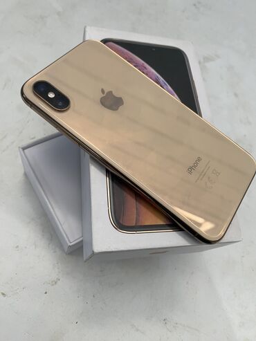 Apple iPhone: IPhone Xs, Б/у, 256 ГБ, Alpine Green, Зарядное устройство, Защитное стекло, Чехол, 77 %