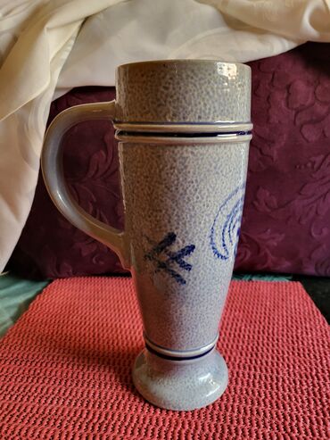 Stare vaze i dekor: Krigla nova 1960g + Marzy--Remy Nemacka. Krigla nova rucni rad,sve — 5