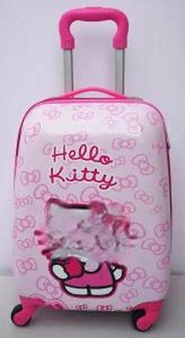 Putni koferi i torbe: Set kofera Hello Kitty – 2 kom - Dizajn: beli i roze koferi sa — 29