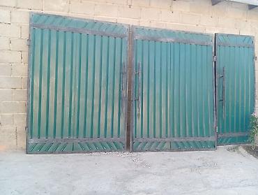 кантачный сварка: Металлические распашные ворота из профнастила - Конструкция: 3 — 2