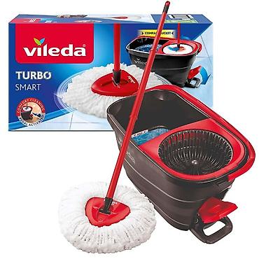 Vileda Turbo Smart — комплект для мытья полов с педальным отжимом